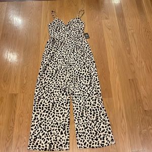 Express Leopard Print Jumpsuit Size Small- New With Tags!